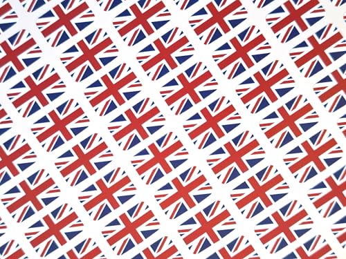 Kleine Mini-Aufkleber, 16 x 10 mm, Union Jack, Großbritannien, Großbritannien, Großbritannien, Großbritannien, Großbritannien, Britisch, langlebig, Kunststoff, 110 Stück Kleine Mini-Aufkleber, 16 x 10 mm, Union Jack, Großbritannien, Großbritannien, Großbritannien, Großbritannien, Großbritannien, Britisch, langlebig, Kunststoff, 110 Stück von Minilabel