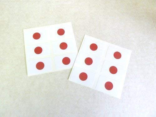 Mini Aufkleber Set, 33x20mm Rechteckiges, Selbstklebende Japan Etiketten, Japanisch Flagge Sticker von Minilabel