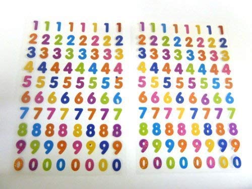Minilabel Bunt Nummern Sticker, Kinder Etiketten Zum Basteln, Deko, Kartenherstellung Minilabel Bunt Nummern Sticker, Kinder Etiketten Zum Basteln, Deko, Kartenherstellung von Minilabel