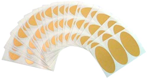 Minilabel Etiketten, selbstklebend, oval, 40 x 20 mm, matt, Goldfarben, 75 Stück Minilabel Etiketten, selbstklebend, oval, 40 x 20 mm, matt, Goldfarben, 75 Stück von Minilabel