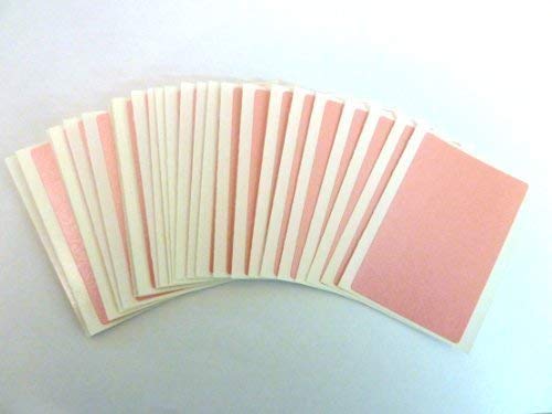Minilabel Klebeetiketten, rechteckig, selbstklebend, für Farbkodierung, 75 x 50°mm , Rosa, 30 Stück von Minilabel