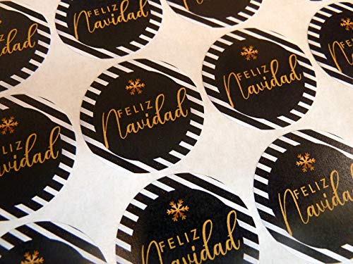 Packung 30 Feliz Navidad Spanisch Espanol Weihnachten Gruß Sticker, Bunt Selbstklebend Etiketten für Karten,Umschlag,Basteln,Dekoration Packung 30 Feliz Navidad Spanisch Espanol Weihnachten Gruß Sticker, Bunt Selbstklebend Etiketten für Karten,Umschlag,Basteln,Dekoration von Minilabel