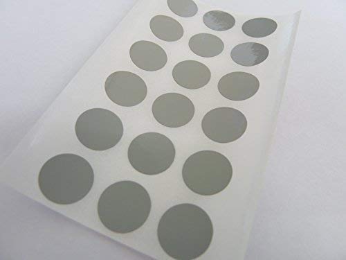 Runde Aufkleber, 13 mm, 72 Stück, in verschieden Farben erhältlich grau Runde Aufkleber, 13 mm, 72 Stück, in verschieden Farben erhältlich grau von Minilabel