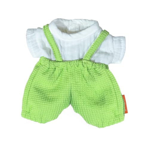 Miniland - Kleidung für 21 cm Puppe, Bekleidungszubehör für Puppen, Latzhose und Sommer-T-Shirt Miniland - Kleidung für 21 cm Puppe, Bekleidungszubehör für Puppen, Latzhose und Sommer-T-Shirt von Miniland