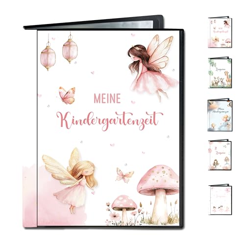 Minilino Kindergartenmappe 20 Premium Klarsichthüllen A4 [SCHUTZ UND AUFBEWAHRUNG VON BILDERN] Dokumentenmappe für die wichtigen Bilder | Ordner für die Erinnerung (Fee) von Minilino