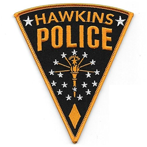 Stranger Dinge Hawkins Polizei Bügel Patch von Minimum Mouse