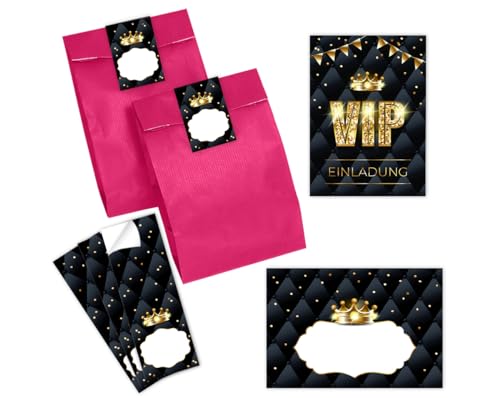 10 Einladungskarten incl. 10 Umschläge zum Geburtstag Hochzeit Jubiläum Kindergeburtstag VIP Disco Jungen Mädchen Jungendliche Erwachsene Einladung incl. 10 Umschläge, 10 Tüten/pink, 10 Aufkleber 10 Einladungskarten incl. 10 Umschläge zum Geburtstag Hochzeit Jubiläum Kindergeburtstag VIP Disco Jungen Mädchen Jungendliche Erwachsene Einladung incl. 10 Umschläge, 10 Tüten/pink, 10 Aufkleber von Minkocards