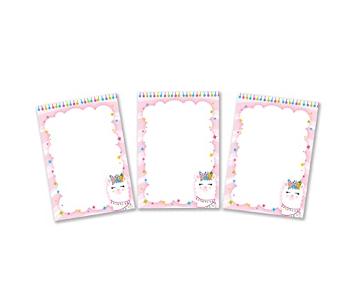 12 Mini-Notizblöcke Lama Mitgebsel für Kindergeburtstag Gastgeschenke für Mädchen Mädchengeburtstag / A7-Format 12 Mini-Notizblöcke Lama Mitgebsel für Kindergeburtstag Gastgeschenke für Mädchen Mädchengeburtstag / A7-Format von Minkocards