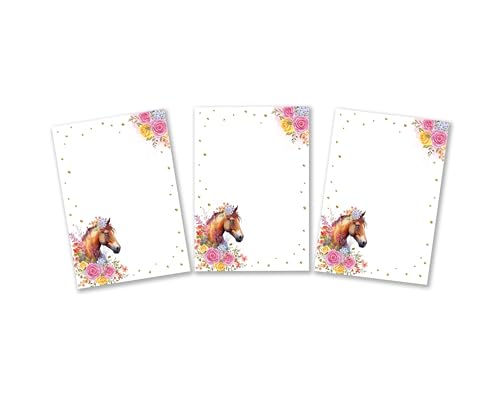 6 Mini-Notizblöcke Pferd Mitgebsel für Kindergeburtstag Gastgeschenke für Mädchen Mädchengeburtstag / A7-Format 6 Mini-Notizblöcke Pferd Mitgebsel für Kindergeburtstag Gastgeschenke für Mädchen Mädchengeburtstag / A7-Format von Minkocards
