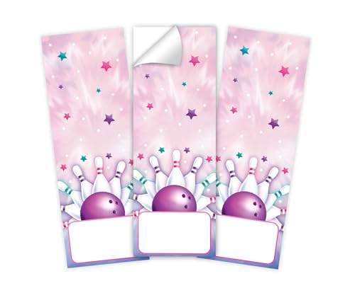 Minkocards 12 Aufkleber Bowling Kegeln Verpackung von Geschenken für Mädchengeburtstag Etiketten für Geschenkverpackung Minkocards 12 Aufkleber Bowling Kegeln Verpackung von Geschenken für Mädchengeburtstag Etiketten für Geschenkverpackung von Minkocards
