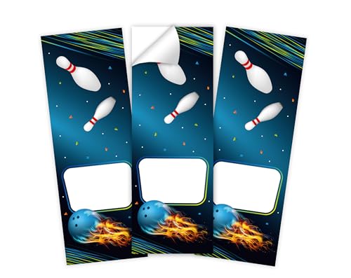 Minkocards 12 Aufkleber Bowlling Kegeln Bowling-Party Verpackung von Geschenken für Mädchengeburtstag Jungsgeburtstag Etiketten für Geschenkverpackung Minkocards 12 Aufkleber Bowlling Kegeln Bowling-Party Verpackung von Geschenken für Mädchengeburtstag Jungsgeburtstag Etiketten für Geschenkverpackung von Minkocards