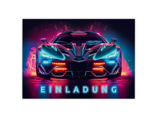 Minkocards 6 Einladungskarten Kindergeburtstag Junge Auto Rennauto Einladungen Jungsgeburtstag Rennwagen Minkocards 6 Einladungskarten Kindergeburtstag Junge Auto Rennauto Einladungen Jungsgeburtstag Rennwagen von Minkocards