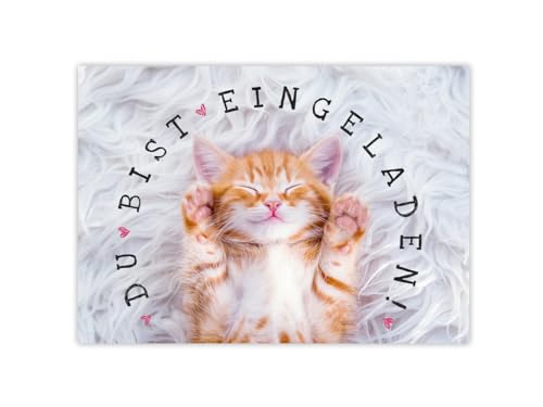 Minkocards 6 Einladungskarten zum Kindergeburtstag Mädchen Katze Einladungen zum Mädchengeburtstag Geburtstagseinladungen Minkocards 6 Einladungskarten zum Kindergeburtstag Mädchen Katze Einladungen zum Mädchengeburtstag Geburtstagseinladungen von Minkocards