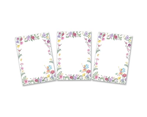 Mitgebsel Kindergeburtstag 8 Mini-Notizblöcke Feen Prinzessin Gastgeschenke für Mädchen Mädchengeburtstag / A7-Format von Minkocards