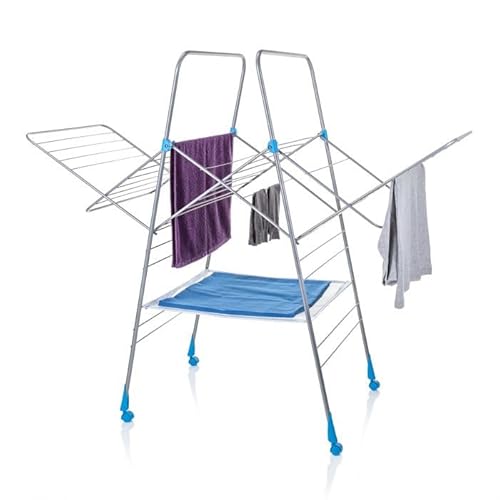 Minky Homecare Multi Dryer Trockengestell, Kohlenstoffstahl, Silber, 82 FT Minky Homecare Multi Dryer Trockengestell, Kohlenstoffstahl, Silber, 82 FT von Minky Homecare