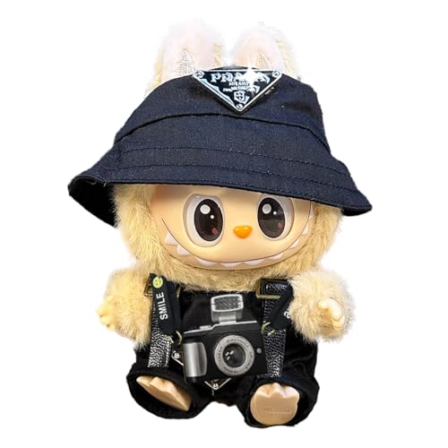 Labubu Kleidung für Puppe,17 cm große Puppenkleidung für labubu Kleidung,Labubu-Zubehör für Puppe,Passende Kleidung für die Labubu-Plüsch Toy(ohne Puppe) (G) von Mino Plus