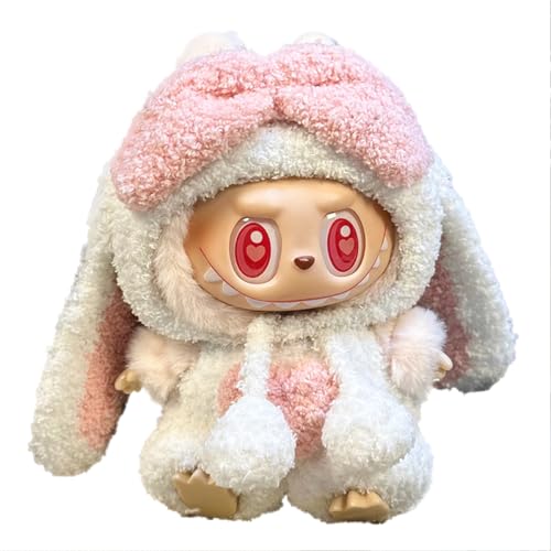 Labubu Kleidung für Puppe,17 cm große Puppenkleidung für labubu Kleidung,Labubu-Zubehör für Puppe,Passende Kleidung für die Labubu-Plüsch Toy(ohne Puppe) (I) von Mino Plus
