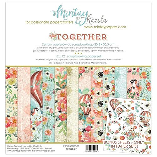 MTY Paper Pad 12"x12" - Together MTY Paper Pad 12"x12" - Together von Mintay