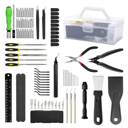 3D Drucker Werkzeuge Kit, Mintion 3D Drucker Zubehör, Handbohrer, Spachtel, Pinzette, Feile, Cutter, Entgrater, Lineal, Gravurwerkzeug und weiteres 3D Druck Zubehör für alle 3D Drucker 3D Drucker Werkzeuge Kit, Mintion 3D Drucker Zubehör, Handbohrer, Spachtel, Pinzette, Feile, Cutter, Entgrater, Lineal, Gravurwerkzeug und weiteres 3D Druck Zubehör für alle 3D Drucker von Mintion