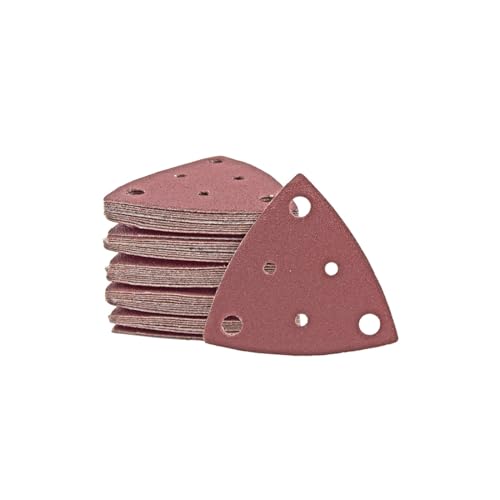 MioTools Fox Klett-Schleifblätter, 82 mm, 6-Loch, f. Deltaschleifer, Normalkorund (25 Stk.) K24 von MioTools