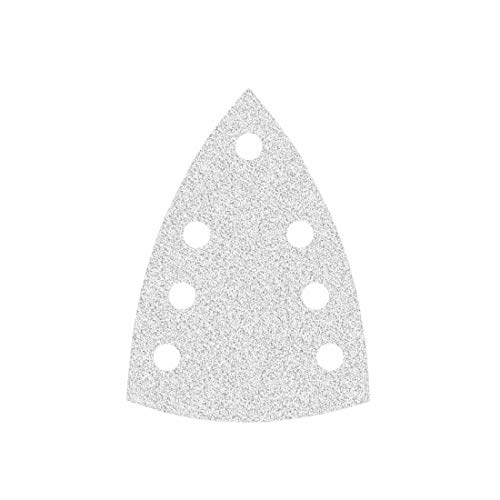 MioTools Shark Klett-Schleifblätter, 150 x 100 mm, 7-Loch, f. Deltaschleifer, Normalkorund (50 Stk.) K120 von MioTools