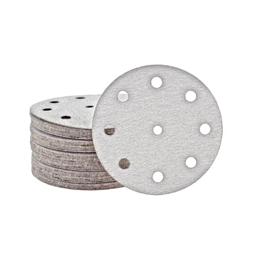 MioTools Shark Klett-Schleifscheiben, 125 mm, 9-Loch, f. Exzenterschleifer, Normalkorund (50 Stk.) K320 von MioTools