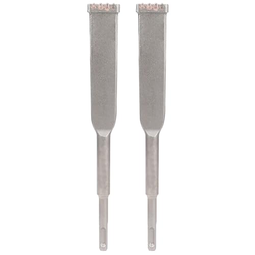 Miosugo 2 Stück SDS Plus Vierzahnmeißel, Flachmeißel, Legierungsstahl Meißel, Bohrhammerzubehör Beton, Fliesenentferner Werkzeug, Meißel für Stein Ziegel, Rundschaft Hammerbohrmeißel (250 x 32 mm) Miosugo 2 Stück SDS Plus Vierzahnmeißel, Flachmeißel, Legierungsstahl Meißel, Bohrhammerzubehör Beton, Fliesenentferner Werkzeug, Meißel für Stein Ziegel, Rundschaft Hammerbohrmeißel (250 x 32 mm) von Miosugo