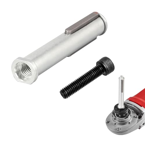 Miosugo Satinieraufsatz für Winkelschleifer, Schleifaufsatz mit M14 Gewinde, 125 mm Winkelschleifer-Umrüstwelle, Satinieraufsatz Verlängerung von Miosugo