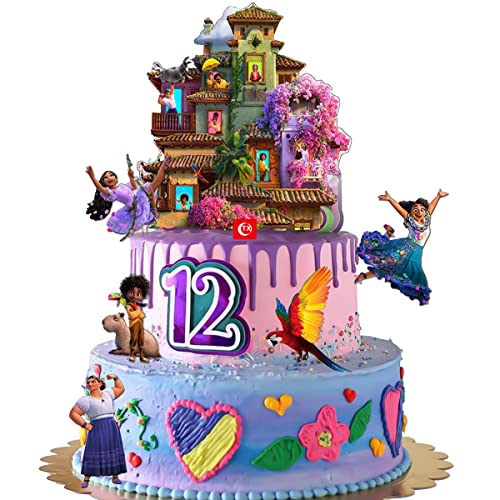 Mädchen Kuchendekorationen 6 Stück Isabela Magic Cake Topper Magic House Magic Movie Thema Geburtstagsparty Zubehör Kinder Mädchen Geburtstag Babyparty von Miotlsy