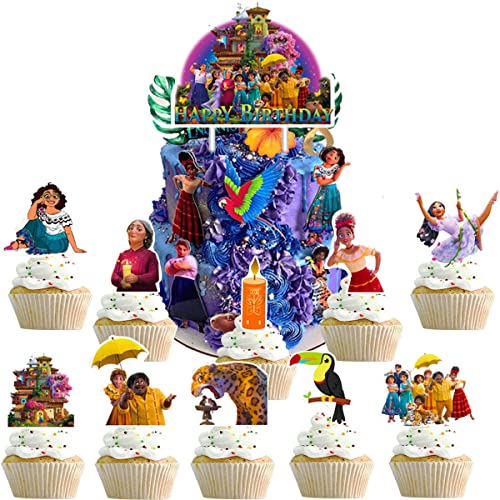 Girls Kuchendekorationen 21 Stück Girls Isabela Magic Cake Toppers Magic House Magic Movie Thema Geburtstagsfeierzubehör Kinder Mädchen Geburtstag Babyparty von Miotlsy