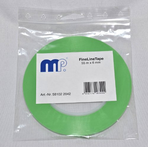 Mipa Abdeckband Fineline Tape 6mm Abdeckband Klebeband Linierband 55m günstig von MIPA