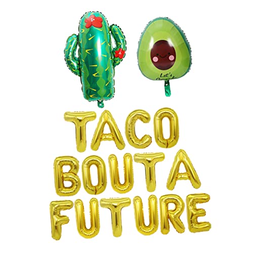 Mipcase 1 Satz Avocado Cactus Ballon Retro Dekorationen Thematisiert Riesig Partyballons Hochzeit Farben Sortiert Kernstück Festival Dekorativer Ballon Aluminiumfolie von Mipcase