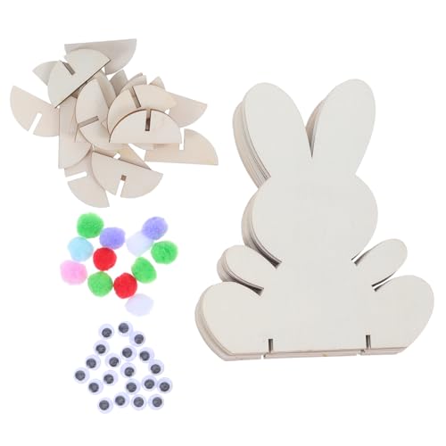 Mipcase 1 Satz Osterhasen-Dekoration Osterkaninchenholz Osterbasteln für Holzhasen unfertige hölzerne Osterornamente Holzausschnitte für Handwerk Holzkaninchen Bunny Craft PVC Mipcase 1 Satz Osterhasen-Dekoration Osterkaninchenholz Osterbasteln für Holzhasen unfertige hölzerne Osterornamente Holzausschnitte für Handwerk Holzkaninchen Bunny Craft PVC von Mipcase