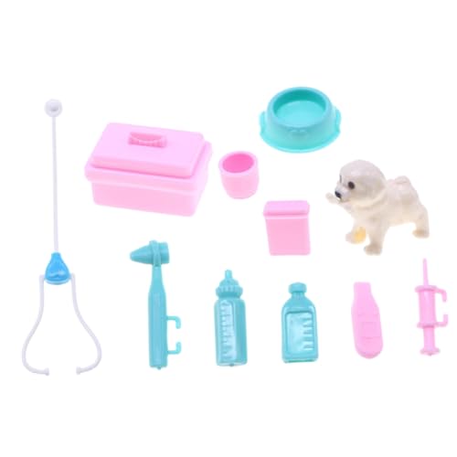 Mipcase 1 Satz Simuliertes Medizinisches Haustiermodell Veterinär-werkzeugmodelle Simulations-veterinärwerkzeug-requisiten Arzt-werkzeugset-requisiten Plastik von Mipcase