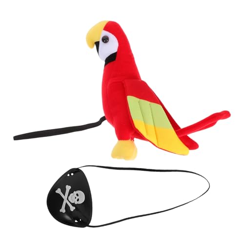 Mipcase 1 Set Piratenpapagei Requisiten Kostümzubehör Schulterpapagei Für Piratenkostüm Piraten Piraten Partyzubehör Piraten Anzieh Requisiten Piraten Cosplay von Mipcase