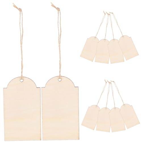 Mipcase 10 Stk Teiliges Holzanhänger zum Bemalen Ungefertigte Hölzerne Aufhängeetiketten Kleine Blanko Holzschilder für Weihnachtsbaumdeko Leicht Langlebig für DIY Bastelprojekte und Mipcase 10 Stk Teiliges Holzanhänger zum Bemalen Ungefertigte Hölzerne Aufhängeetiketten Kleine Blanko Holzschilder für Weihnachtsbaumdeko Leicht Langlebig für DIY Bastelprojekte und von Mipcase