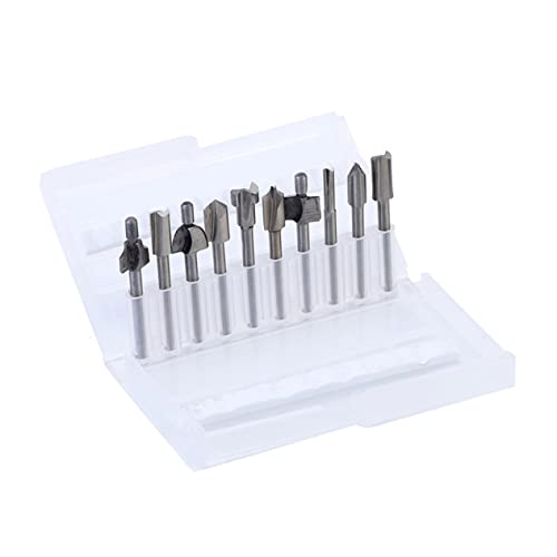 Mipcase 10 Stück Holzbearbeitungsmesser Fräserbits Abschneiden Schlüssel Trimmen Rand Fräser-kit Spiral- Schaft Fräser Für Die Holzbearbeitung Hochgeschwindigkeitsstahl Mipcase 10 Stück Holzbearbeitungsmesser Fräserbits Abschneiden Schlüssel Trimmen Rand Fräser-kit Spiral- Schaft Fräser Für Die Holzbearbeitung Hochgeschwindigkeitsstahl von Mipcase