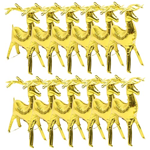 Mipcase 10 Stück Teiliges Goldene Rentier Luftballons aus Aluminiumfolie Cartoon Hirschmotiv Partydeko für Weihnachten Geburtstagsfeier Shower Festliche und Fotorequisiten Mipcase 10 Stück Teiliges Goldene Rentier Luftballons aus Aluminiumfolie Cartoon Hirschmotiv Partydeko für Weihnachten Geburtstagsfeier Shower Festliche und Fotorequisiten von Mipcase