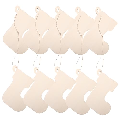 Mipcase 10 Stück Teiliges Holzanhänger für Weihnachten Unbemalte DIY Holzscheiben Bemalen und Basteln Vielseitiger Christbaumschmuck und Dekoration für Fenster Kamin Mipcase 10 Stück Teiliges Holzanhänger für Weihnachten Unbemalte DIY Holzscheiben Bemalen und Basteln Vielseitiger Christbaumschmuck und Dekoration für Fenster Kamin von Mipcase