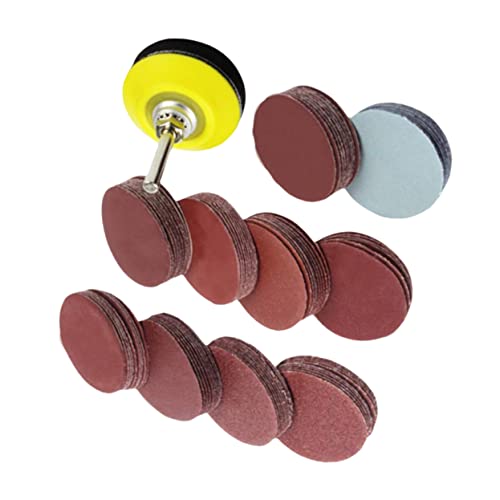 Mipcase 100Stücke Schleifscheiben Pad Kit mit Trägerplatte für Bohrerschleifer Schleifpapier Körnung für Polierarbeiten Oberflächenbearbeitung Mipcase 100Stücke Schleifscheiben Pad Kit mit Trägerplatte für Bohrerschleifer Schleifpapier Körnung für Polierarbeiten Oberflächenbearbeitung von Mipcase