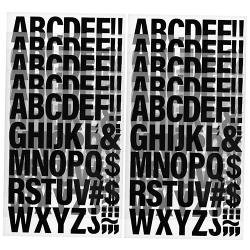 Mipcase 10Blätter Aufbügelbuchstaben Robustem Vinyl Schwarze zum Aufbügeln DIY Alphabet für Stoff Kleidung T Shirts Einfache Anwendung Vielseitige Nutzung Langlebige Mipcase 10Blätter Aufbügelbuchstaben Robustem Vinyl Schwarze zum Aufbügeln DIY Alphabet für Stoff Kleidung T Shirts Einfache Anwendung Vielseitige Nutzung Langlebige von Mipcase