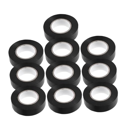 Mipcase 10Rollen Elektrisches Klebeband Hochtemperatur Schutzband Isolierband für Elektroanwendungen für Drahtisolierung Reparaturen Mipcase 10Rollen Elektrisches Klebeband Hochtemperatur Schutzband Isolierband für Elektroanwendungen für Drahtisolierung Reparaturen von Mipcase