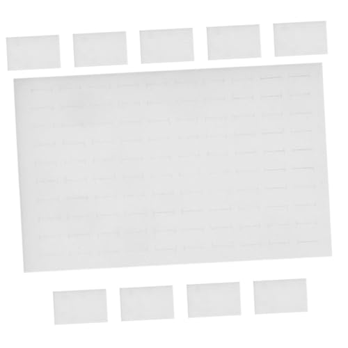 Mipcase 10er Schachtel Schwammmatte Ohrring-schwammpolster Schmuckpolstereinlage Ring-organizer-schwammpolster Schmuck-schwamm-pad-einsatz Schwammablage Für Ohrringe Weiß von Mipcase
