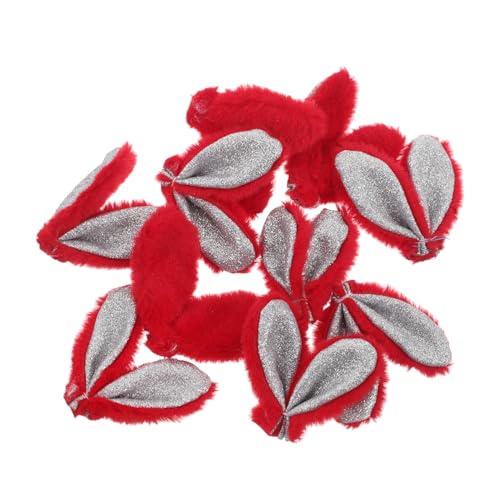 Mipcase 10pcs Mini Hasenohren Kaninchen Ohr Kopfbedeckung DIY Hair Clips Accessoires Für Mädchen Kaninchen Ohren Für Osterhaardekorationen Süßes Lustiges Haarstylingzubehör von Mipcase