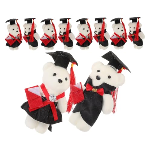 Mipcase 12 Stück Absolventen Doktorand Mini-Abschlussbären Mini Abschluss Strauß Bär Abschluss Bär abschluss Graduierungs Plüschbär ausgestopftes Bärenspielzeug Vlies Mipcase 12 Stück Absolventen Doktorand Mini-Abschlussbären Mini Abschluss Strauß Bär Abschluss Bär abschluss Graduierungs Plüschbär ausgestopftes Bärenspielzeug Vlies von Mipcase