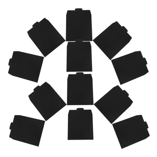 Mipcase 12 Stück Teiliges CD Aufbewahrungsetui aus Schwarzem Karton Vielseitige Hülle für Dvds Hochzeitskarten und Dokumente Personalisierbar Große Kapazität Design von Mipcase