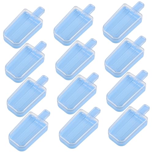 Mipcase 12 Stück Teiliges Candy Box Eisförmige Kunststoff Süßigkeitenboxen Transparent Bonbonhalter Vielseitig für Hochzeit Geburtstag Party Geschenkverpackung von Mipcase
