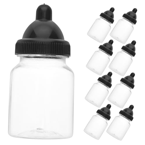 Mipcase 12 Stück Teiliges Shower Süßigkeitenboxen Transparenter Babyflaschenform Kreative Candy Favor Deko für Babyparty Geburtstag Wiederverwendbare Kunststoffbehälter mit Einteiligem von Mipcase