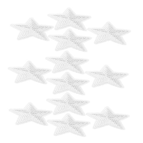 Mipcase 12 Stück Teiliges Silberne Pailletten Stern Patches zum Aufbügeln Bestickte Fünfzackige Applikationen für Jacken Schuhe Hüte Langlebige DIY Kleidung Dekoration Mipcase 12 Stück Teiliges Silberne Pailletten Stern Patches zum Aufbügeln Bestickte Fünfzackige Applikationen für Jacken Schuhe Hüte Langlebige DIY Kleidung Dekoration von Mipcase