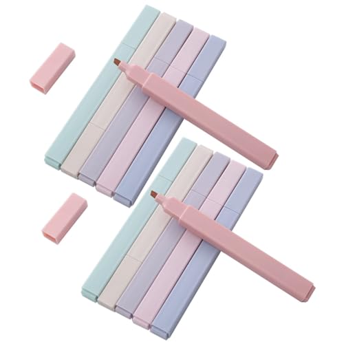 Mipcase 12Stücke Teiliges Hochlighter Stifte für Notizen Scrapbooking und Journaling Marker mit Wasserbasierter Zufälligen für Schule und Bürobedarf Mipcase 12Stücke Teiliges Hochlighter Stifte für Notizen Scrapbooking und Journaling Marker mit Wasserbasierter Zufälligen für Schule und Bürobedarf von Mipcase